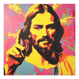 Jesus Christ Pop Art Religion Photo Print