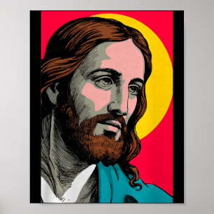 Jesus Christ Pop Art Religious Easter & Christ Poster