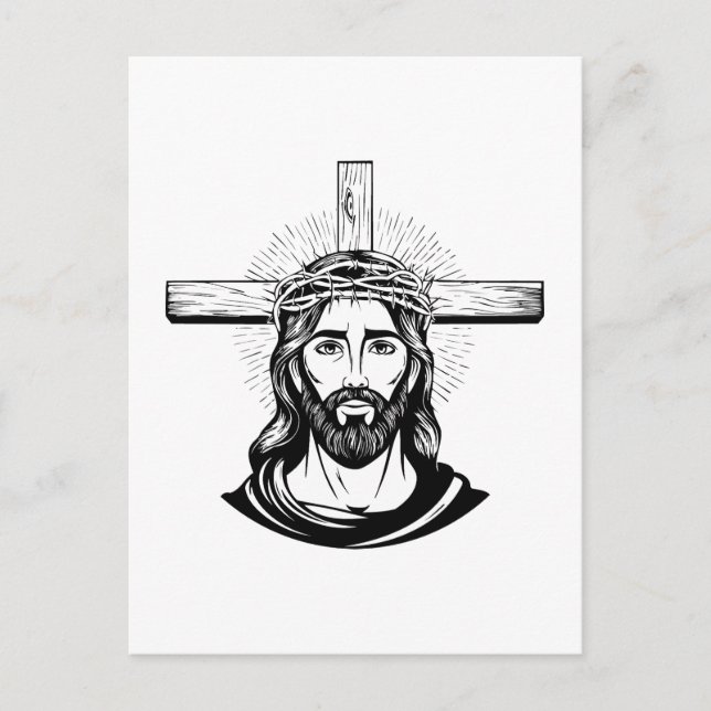 Jesus Christ Postcard (Front)