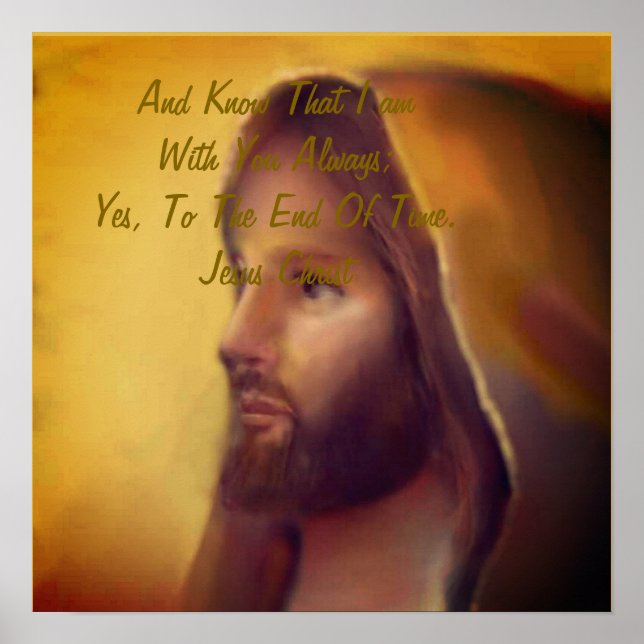 Jesus Christ Poster (Front)