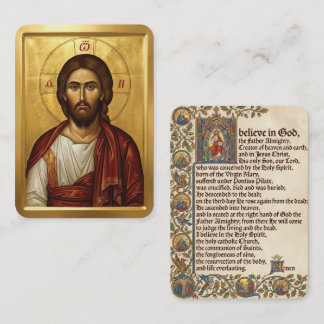Jesus Christ prayer cards