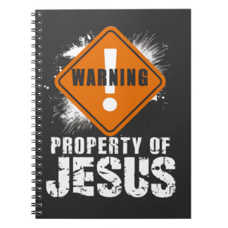 Jesus Christ Property Christian Faith Funny Notebook
