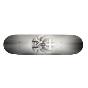 Jesus Christ Resurrection Cross Design Skateboard