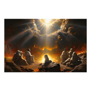 Jesus Christ resurrection Photo Print