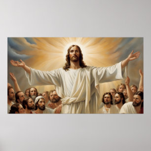 Jesus Christ resurrection Poster