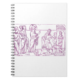 Jesus Christ resurrects Lazarus Notebook