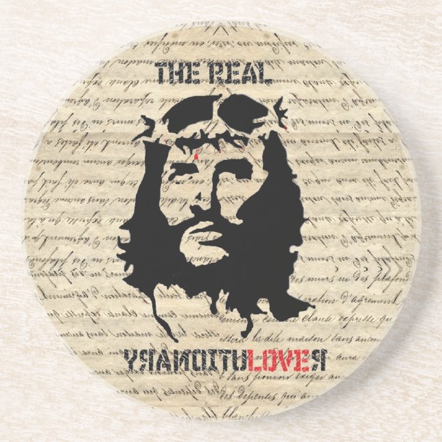 Jesus Christ revolutionary Coaster (Front)