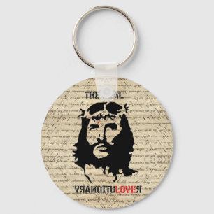 Jesus Christ revolutionary Key Ring