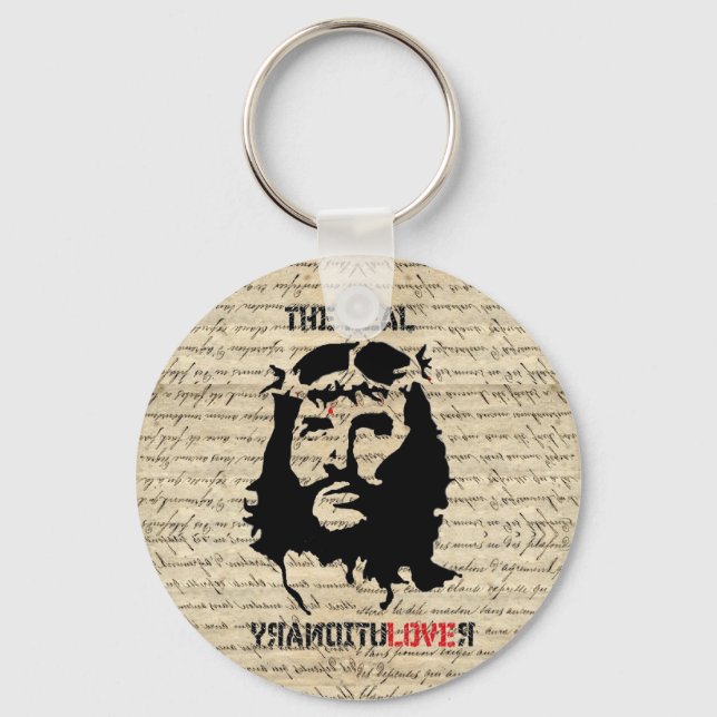Jesus Christ revolutionary Key Ring (Front)