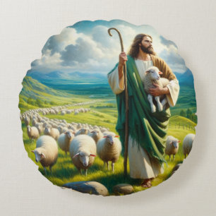 Jesus Christ Round Cushion