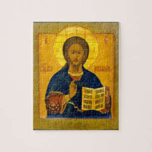 Jesus Christ Russian Icon Jigsaw Puzzle
