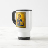 Jesus Christ Russian Icon Travel Mug (Front Left)
