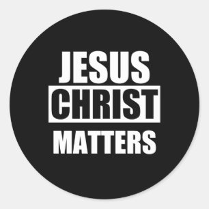 Jesus Christ S Classic Round Sticker