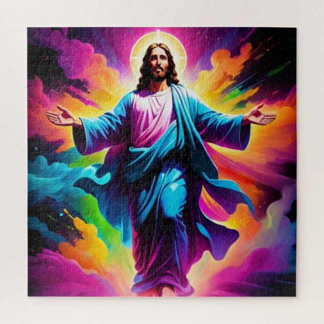 Jesus Christ’s Resurrection Jigsaw Puzzle (Vertical)