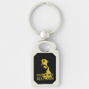 Jesus Christ - Savior Not Religion Key Ring
