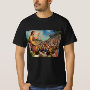 Jesus Christ Sermon on the Mount, Vintage Religion T-Shirt
