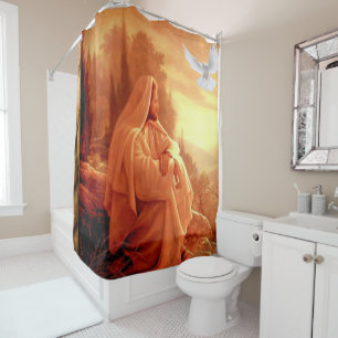 Jesus Christ Shower Curtain