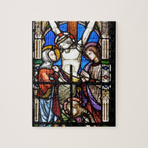 Jesus Christ Stained Glass Jigsaw Puzzle