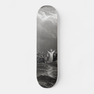 Jesus Christ Stills the Tempest Skateboard