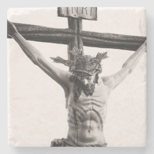 JESUS CHRIST  STONE COASTER