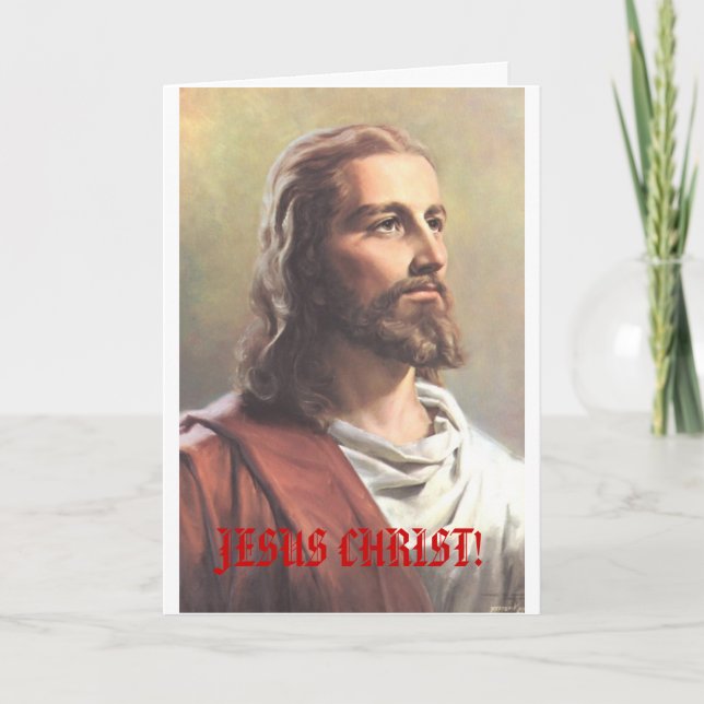 JESUS CHRIST! superstar christmas card (Front)