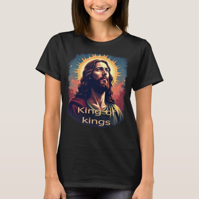 Jesus Christ T-Shirt – King of Kings Graphic Tee (Front)