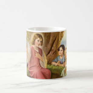 Jesus Christ Teaching Children, Vintage Religion Coffee Mug