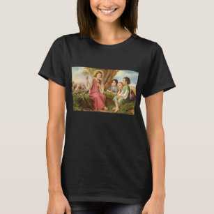 Jesus Christ Teaching Children, Vintage Religion T-Shirt