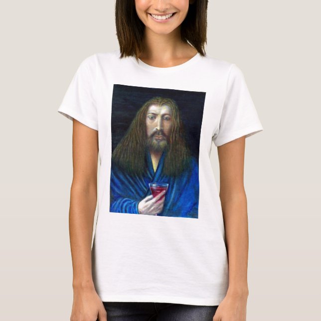 JESUS CHRIST, THE CHALICE IN EMMAUS T-Shirt (Front)