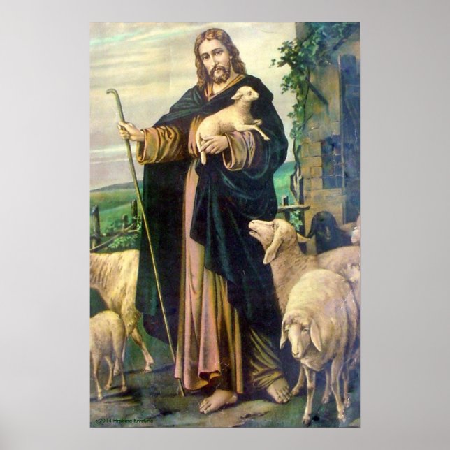 JESUS CHRIST THE GOOD SHEPHERD POSTER (Front)