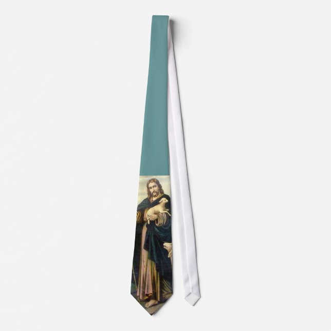 JESUS CHRIST THE GOOD SHEPHERD TIE (Front)