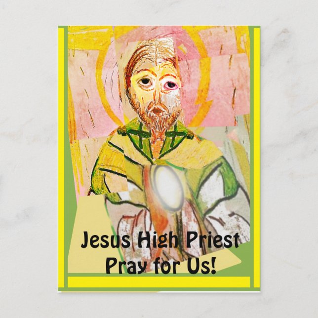 Jesus Christ the High Priest Postcard (Front)