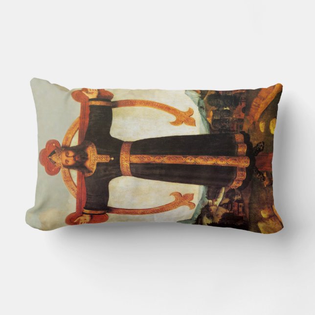 Jesus Christ the King The Lords Prayer Pillow (Front)