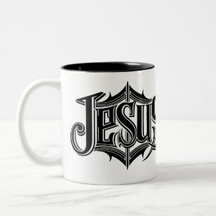 Jesus Christ Two-Tone Coffee Mug