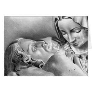 Jesus Christ Virgin Mary Card