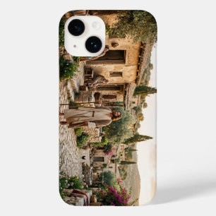Jesus Christ Walking in Ancient Village phone Case