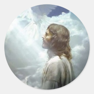 Jesus-Christ-Wallpapers-15 Classic Round Sticker
