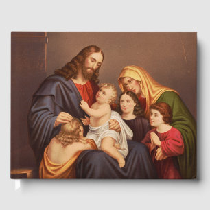Jesus Christ with Children Guest Book