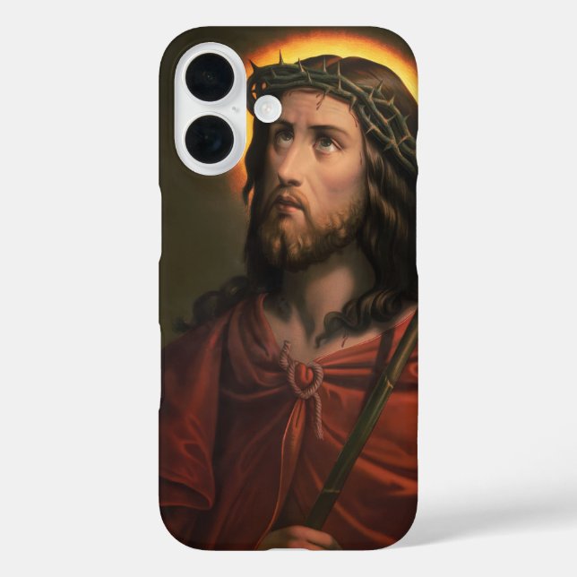 Jesus Christ with Crown of Thorns Case-Mate iPhone Case (Back)