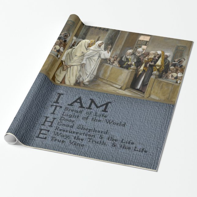 Jesus Christ Wrapping paper (Unrolled)