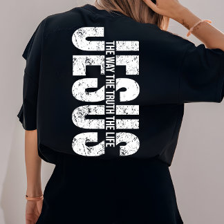 Jesus Christan Religious Faith Bible Verse Church T-Shirt