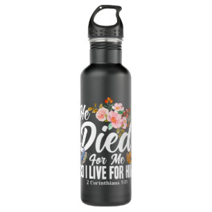 Jesus Christian Bible Verse 2 Corinthians 515 Flow 710 Ml Water Bottle