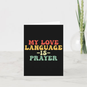 Jesus Christian Easter Shirt My Love Language Is P Card
