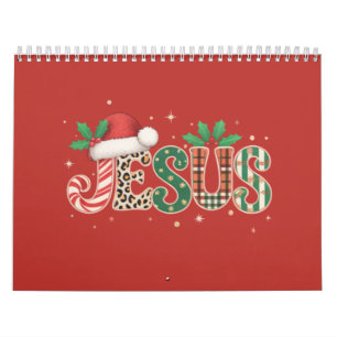 Jesus Christian Religious Saying Faith Bible Verse Calendar