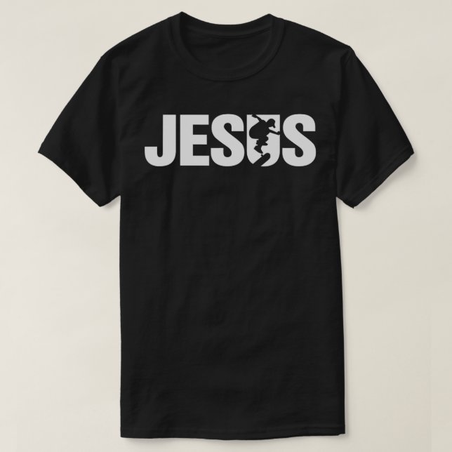 Jesus Christian Skateboard Cool Skater Design  T-Shirt (Design Front)