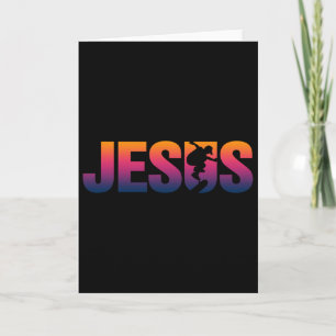 Jesus Christian Skateboard Retro Skater Vintage St Card