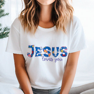 Jesus christian womens tshirt