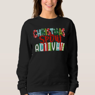 Jesus Christians Christmas Spirit Activate Religio Sweatshirt