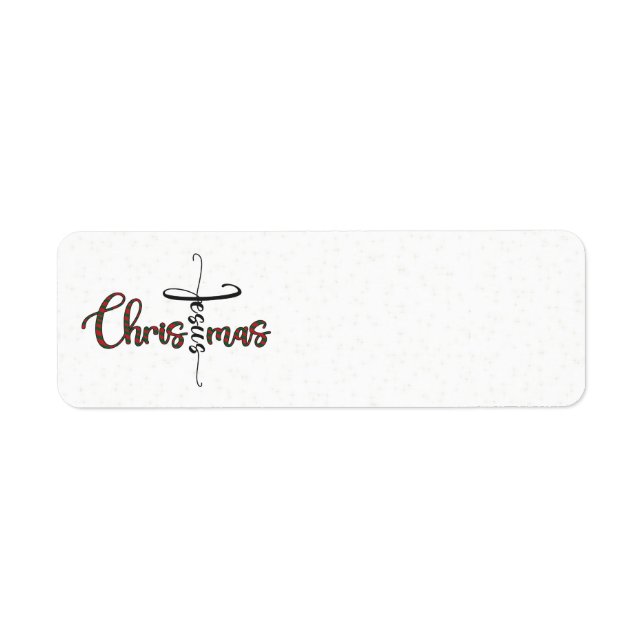 Jesus Christmas Address Labels (Front)