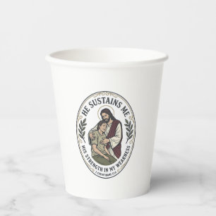 Jesus Chronic Illness Encouragement T-Shirt Inspir Paper Cups